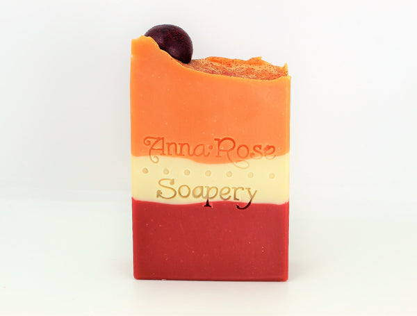 Orange Cranberry Spice Handmade Artisan Soap