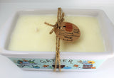 Hand Poured Soy Wax Candle - 12 oz. Ceramic Mini Loaf Pan