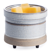 Rustic White 2-in-1 Wax Melt & Candle Warmer